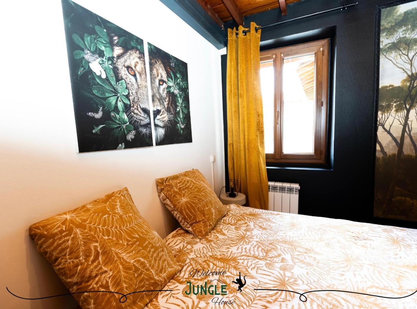 Maison "Jungle House" 90 M2 Billard, Retroprojecteur, Bar A Jeux , Vinyle, Wifi Fibre, Ideal Pro & Famille A Montbrison Eksteriør billede