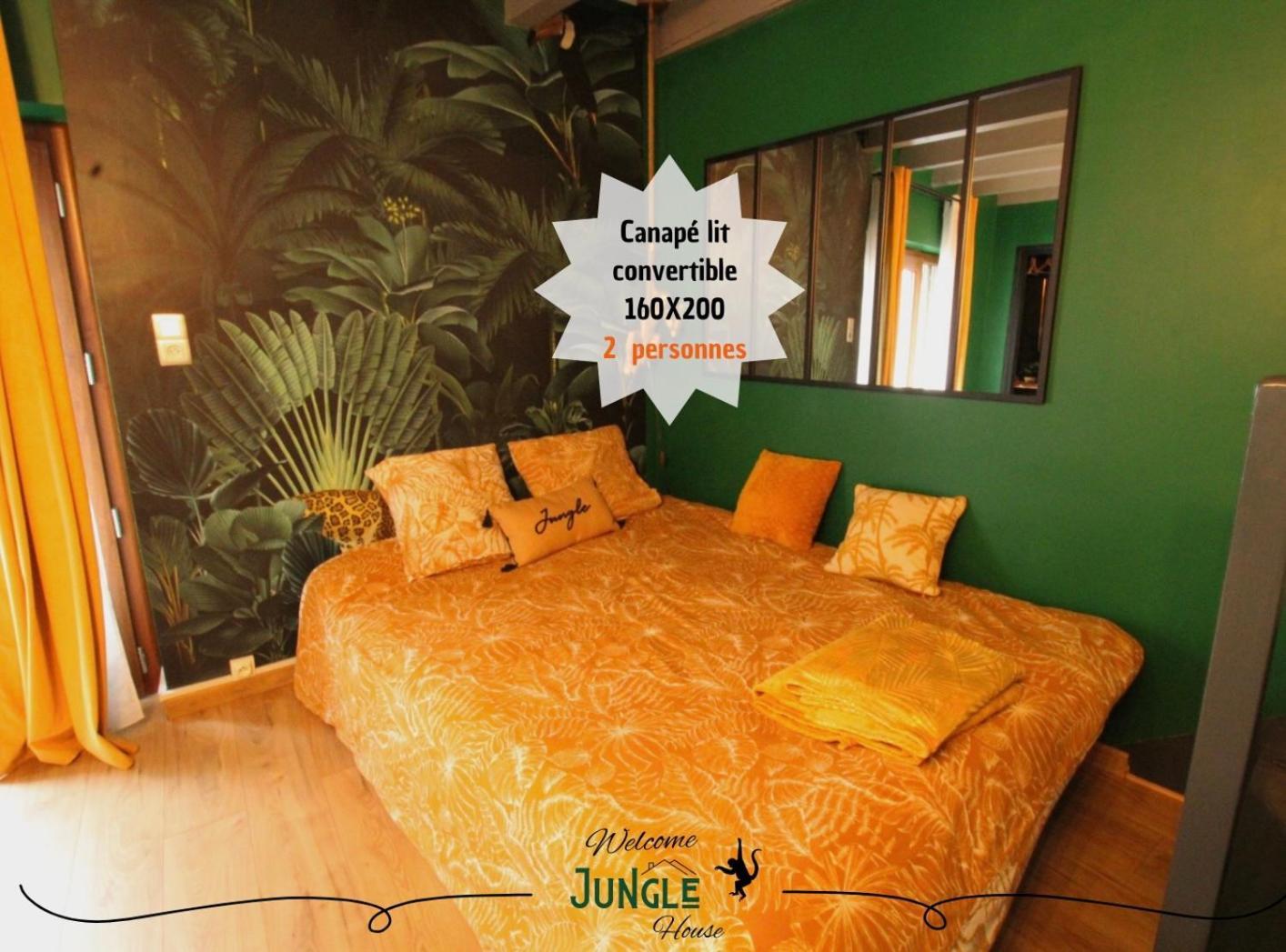 Maison "Jungle House" 90 M2 Billard, Retroprojecteur, Bar A Jeux , Vinyle, Wifi Fibre, Ideal Pro & Famille A Montbrison Eksteriør billede