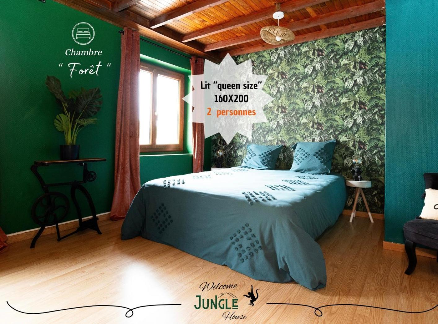 Maison "Jungle House" 90 M2 Billard, Retroprojecteur, Bar A Jeux , Vinyle, Wifi Fibre, Ideal Pro & Famille A Montbrison Eksteriør billede